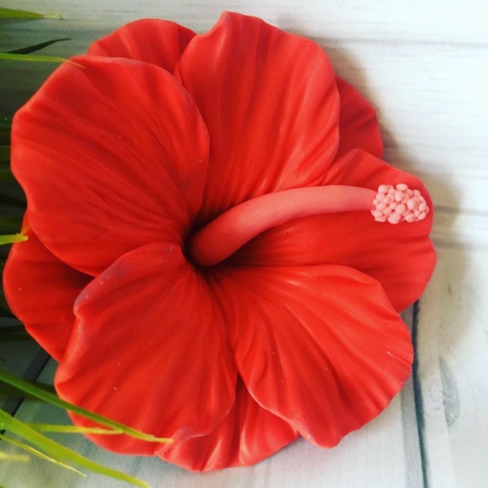 3D Hibiscus silicone mold